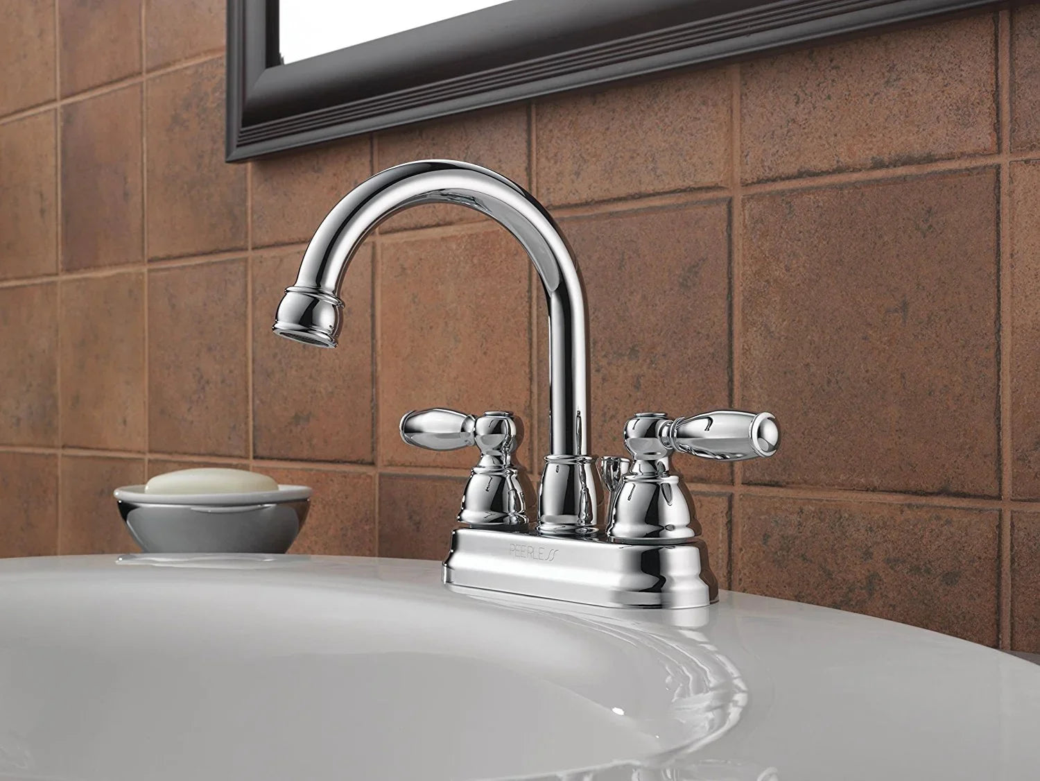 Peerless Claymore Two Handle Bathroom Faucet in Chrome P299685LF