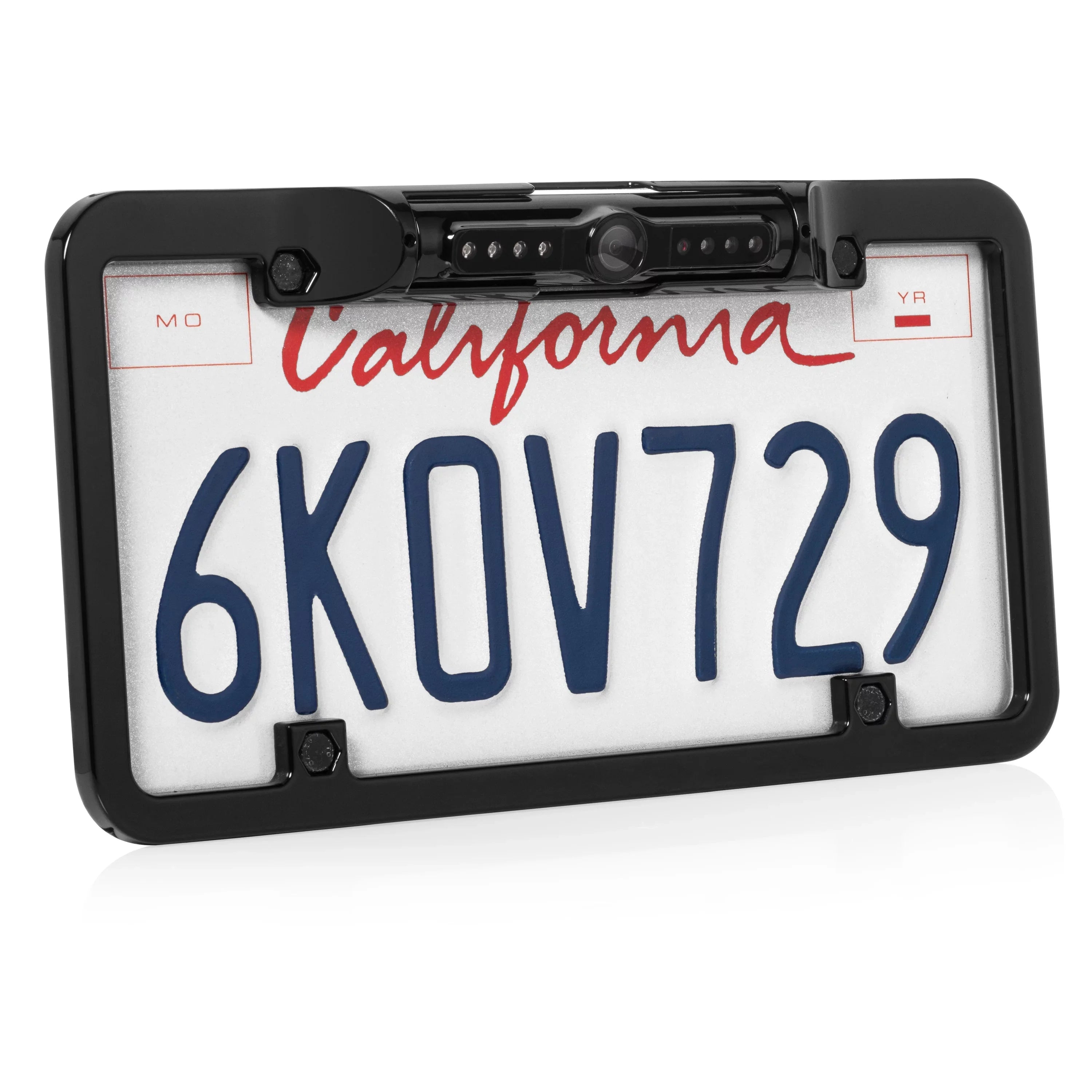 BOYO VTL300CIR - Full-Frame License Plate Backup Camera with Night Vision and Parking Lines (Black)