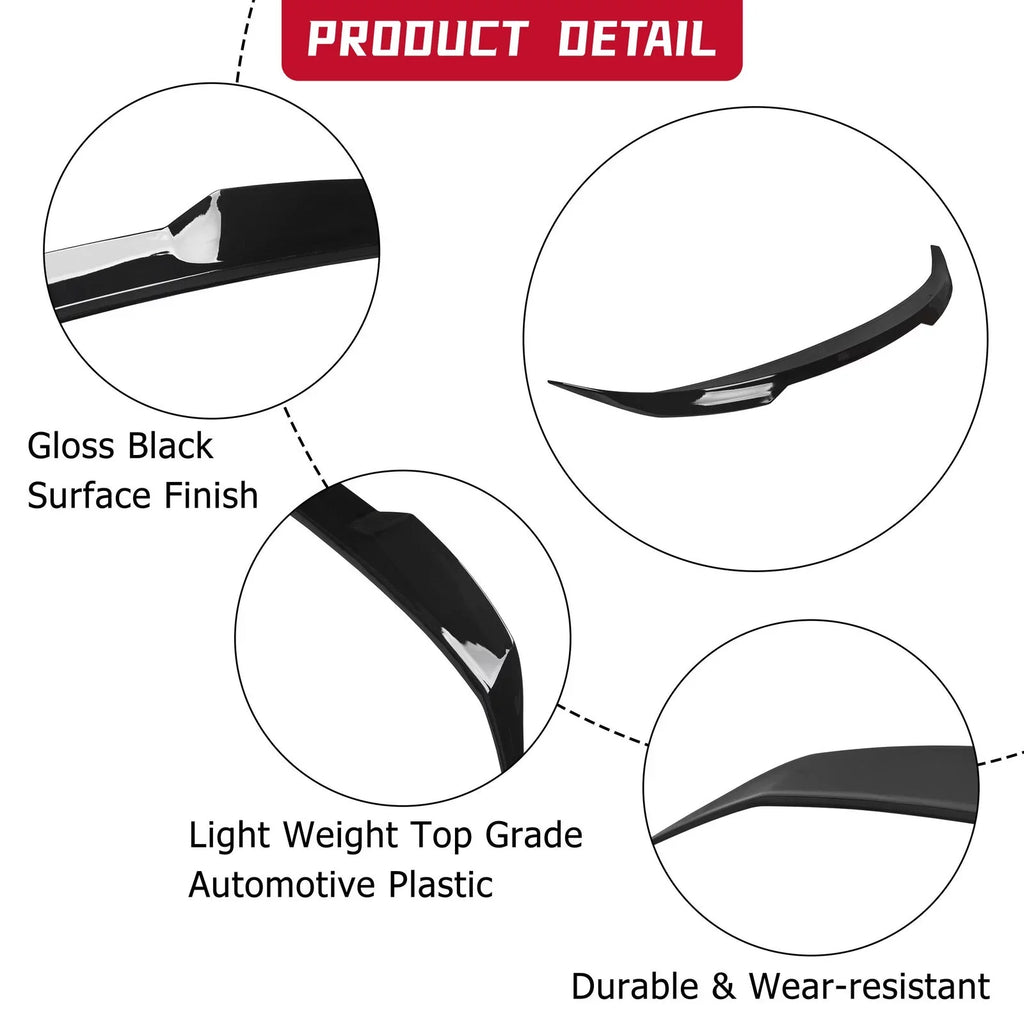 Kojem Rear Trunk Spoiler Lid Wing for 2018-2021 Toyota Camry SE XSE LE XLE M4 Style 19 20 Glossy Black
