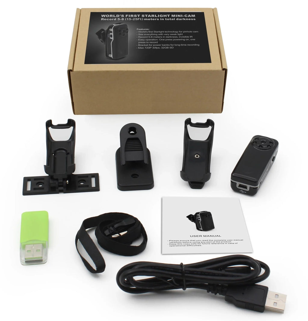 Patrol Cop MINI Security Camera Motion Detect Infrared Camcorder