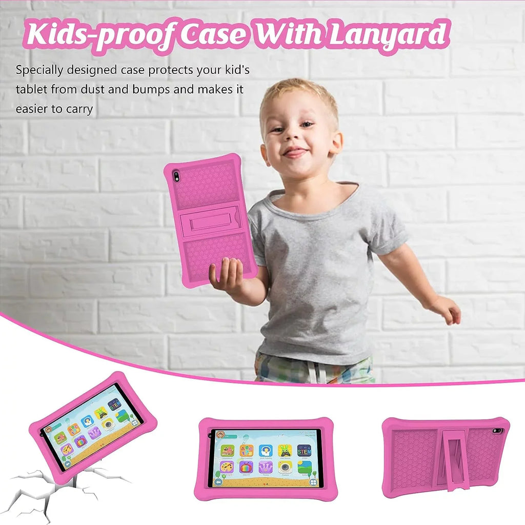 Kids Tablet, 7 inch Androrid 11 Toddler Tablet for Kids 2GB RAM 32GB ROM Tablets, Google Certificated, Bluetooth, WiFi, Dual Camera, Parental Control Tablet with Case, Tablet for Learning
