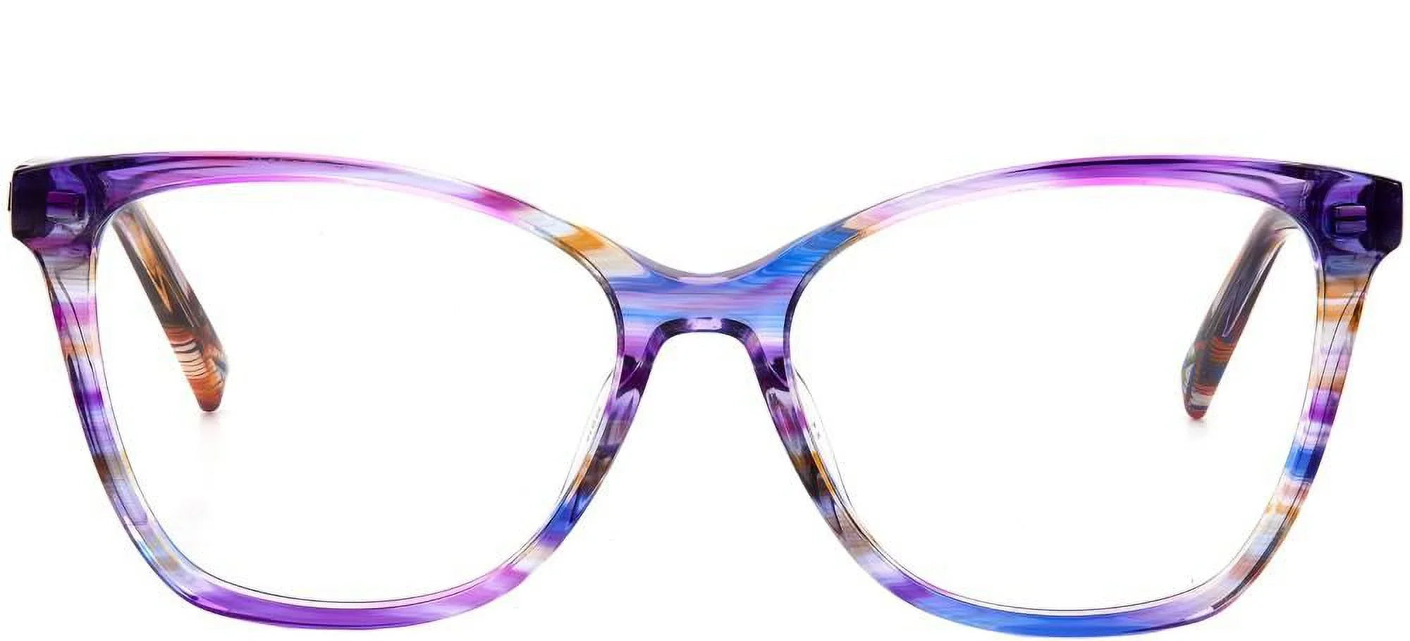 Missoni 13 Full Rim Rectangular Black Eyeglasses