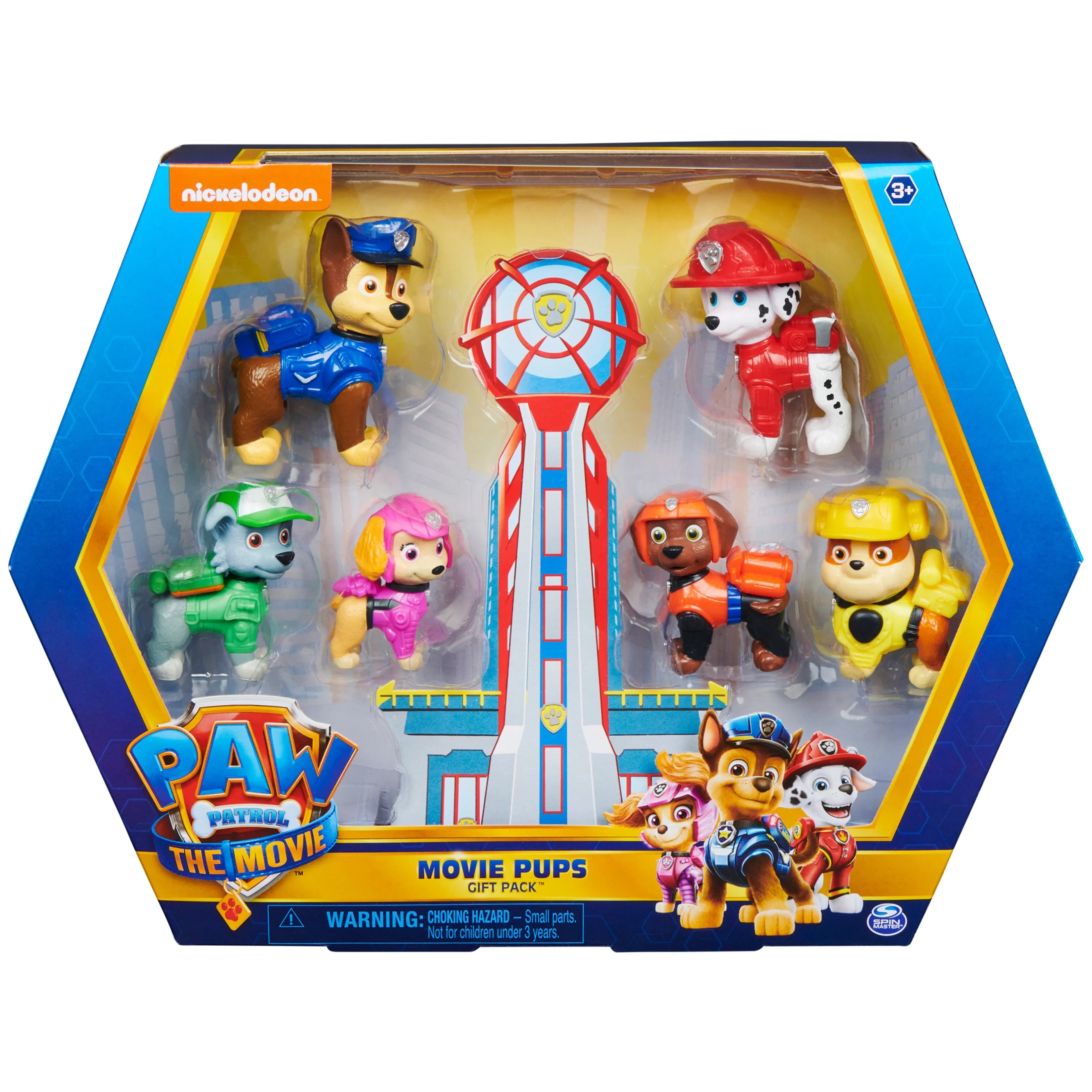 PAW Patrol Movie Action Figure Set for Ages 3 and Up