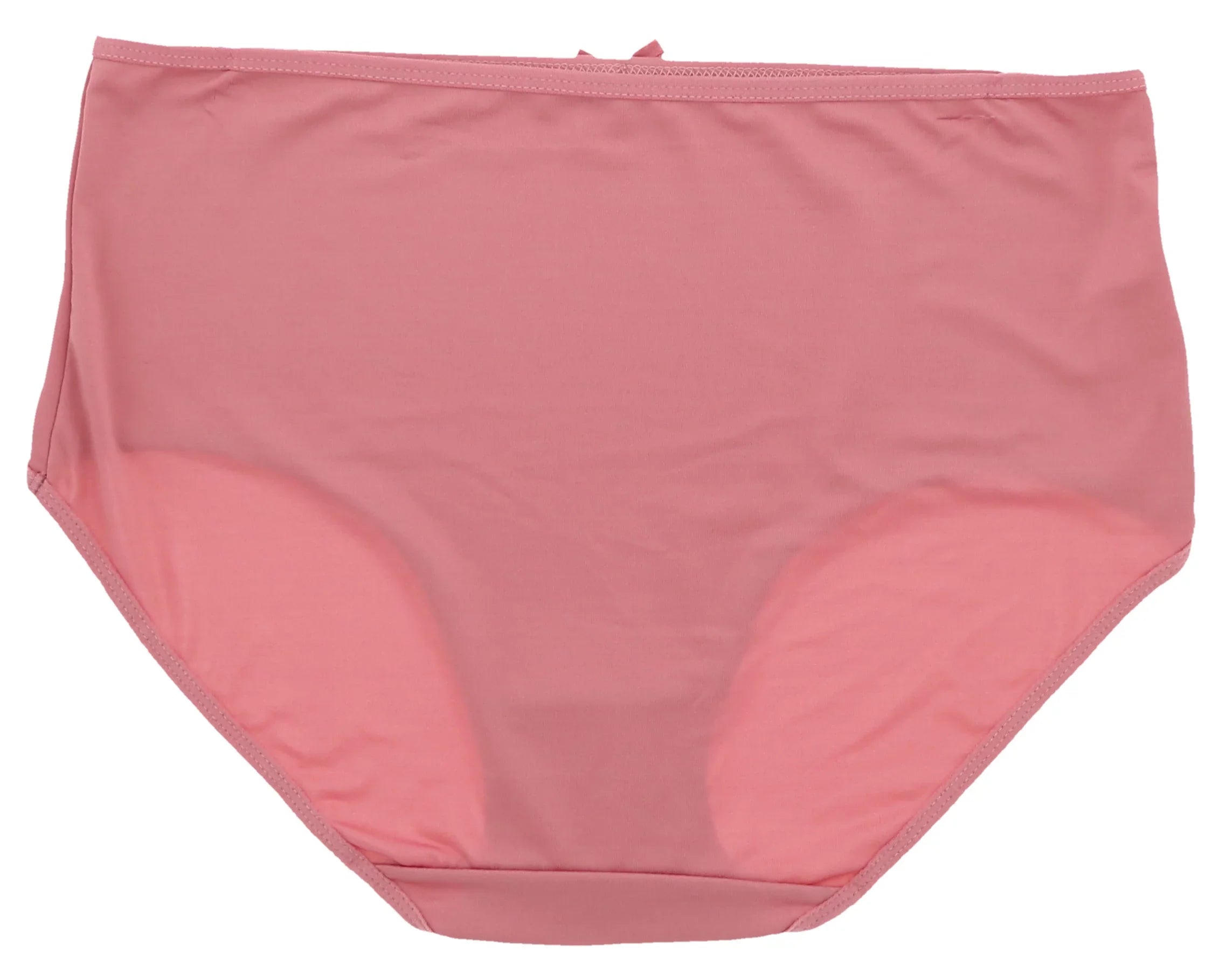Delta Burke Intimates Women's Plus Size Sexy Classic High Rise Brief Panties (5Pr) (Large, Pink Floral Dots)