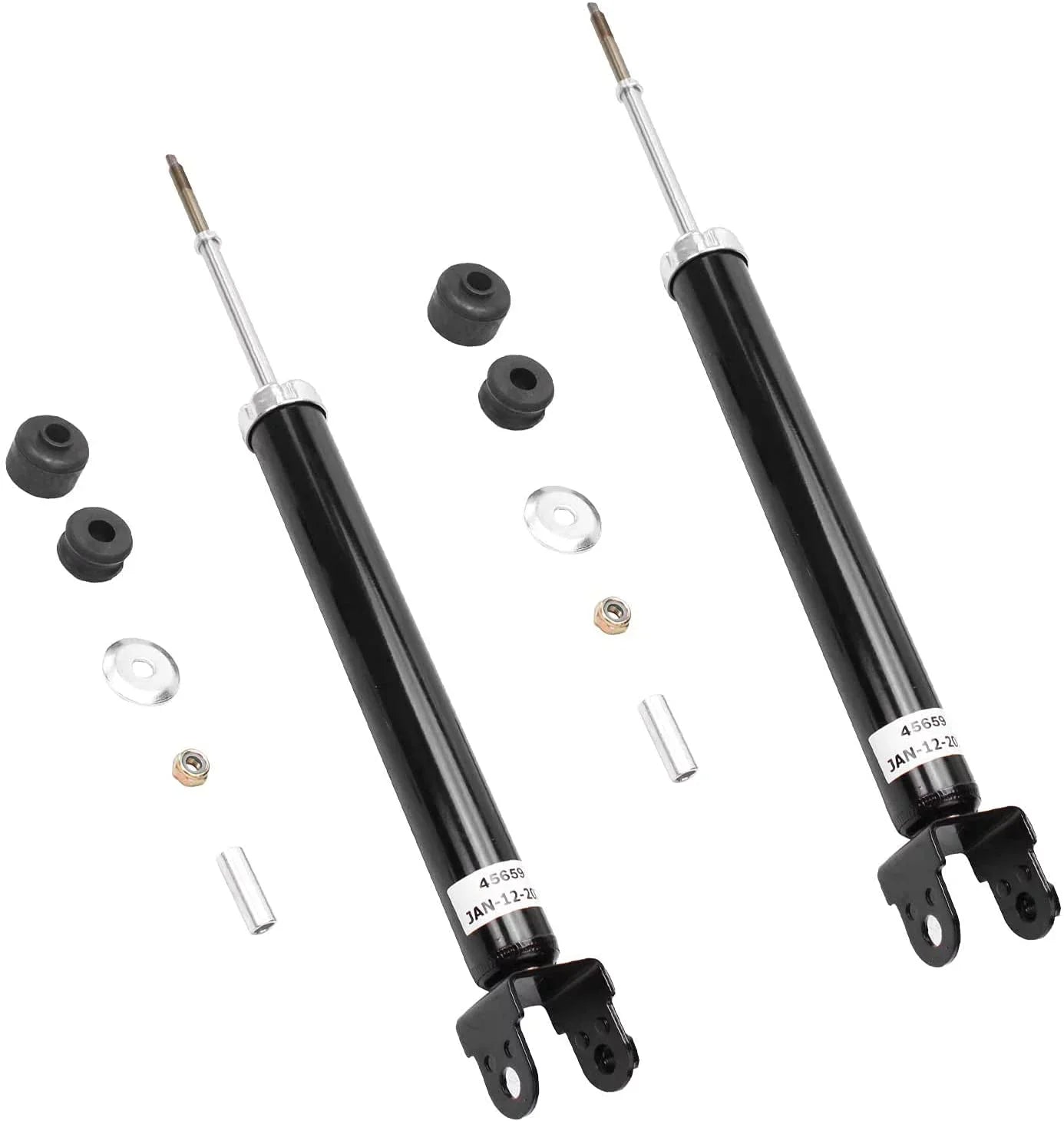 Detroit Axle - Struts Shock Absorbers for 2007-2013 Nissan Altima Complete 2 Front Struts w/Coil Spring 2 Rear Shock Absorbers 2008 2009 2010 2011 Replacement Quick Install Ready Struts Assembly