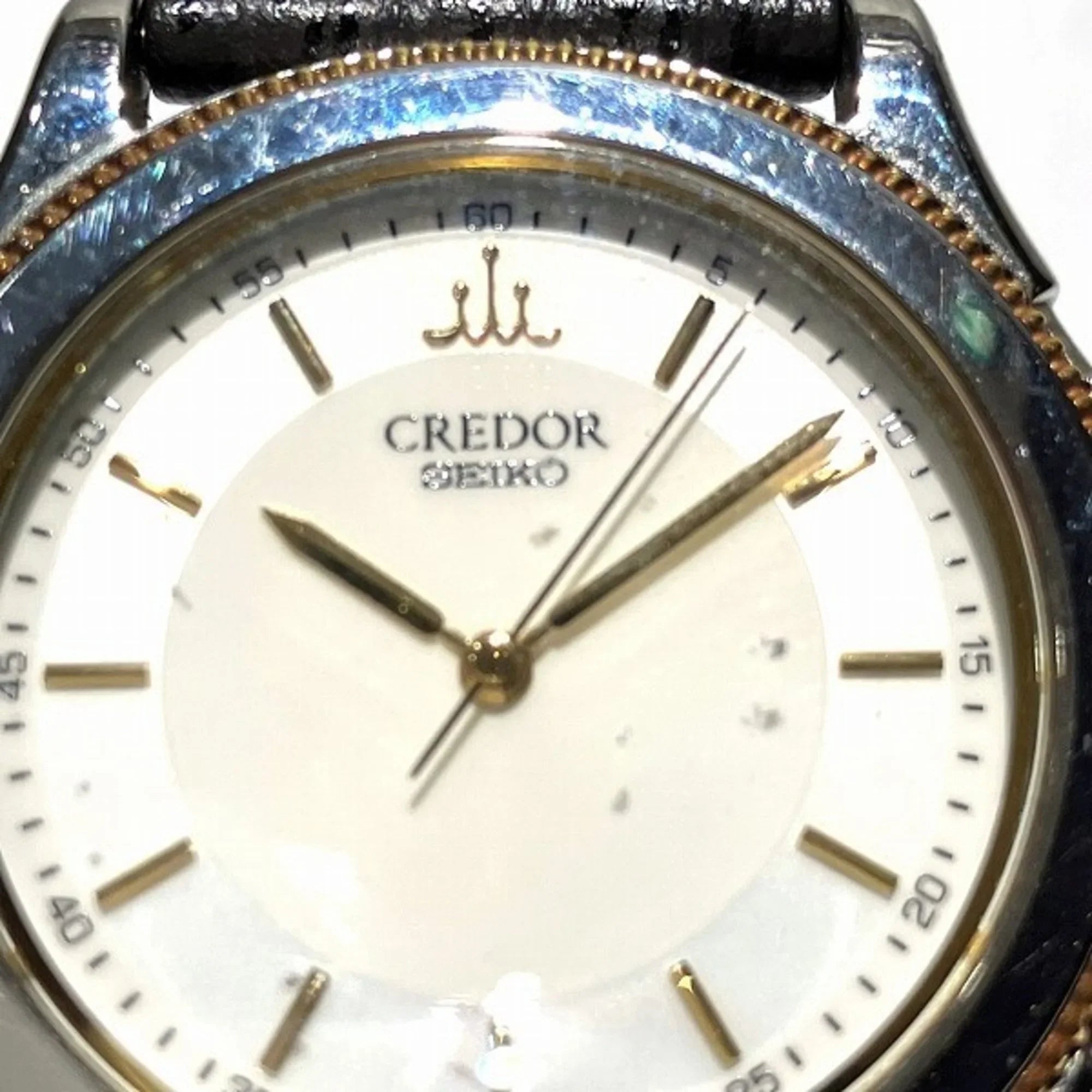 Pre-Owned Seiko Credor Pacificique 9581-6060 Quartz Watch Men's (Fair)