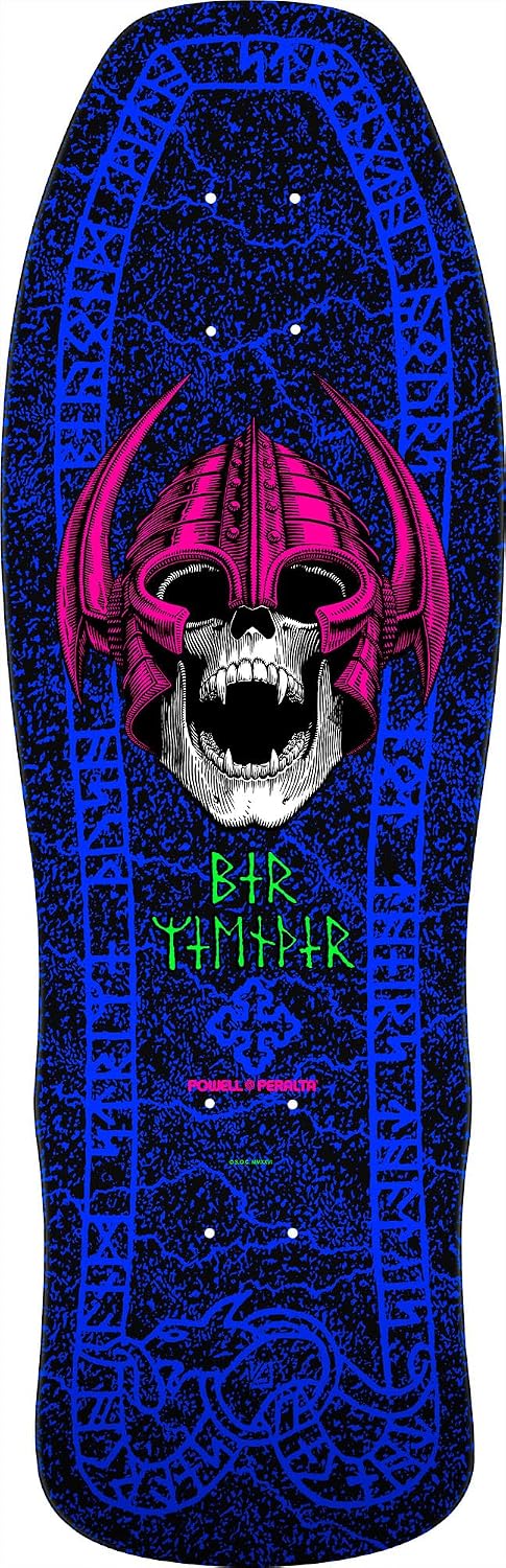 Powell Peralta Per Welinder Skateboard Deck, 9.62" x 29.75", Blacklight