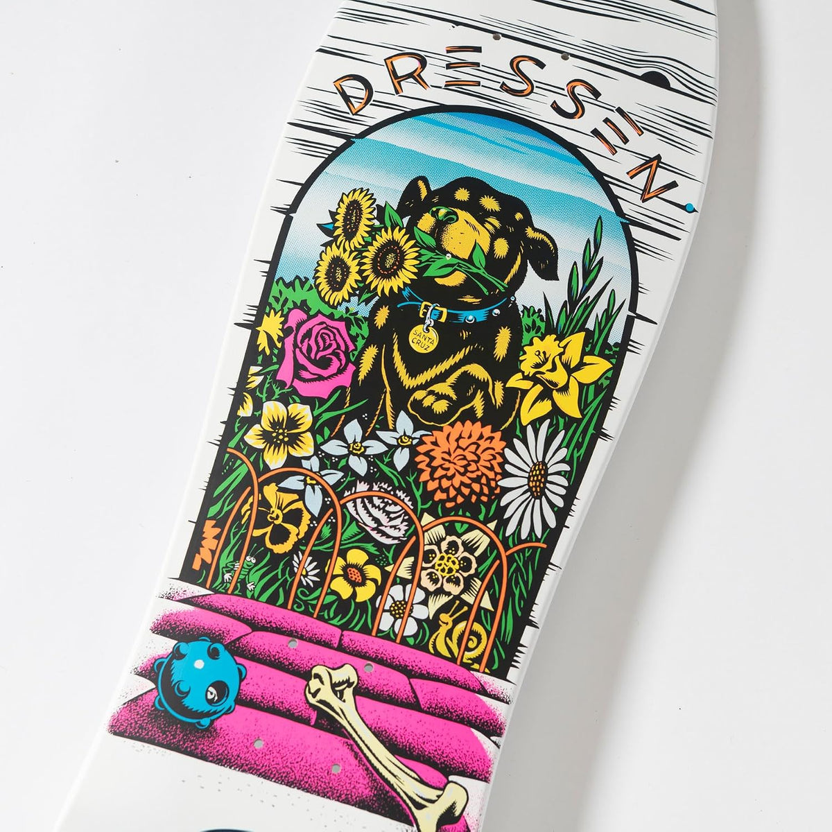 Santa Cruz Dressen Pup Reissue 9.5in x 29.44in Skateboard Decks