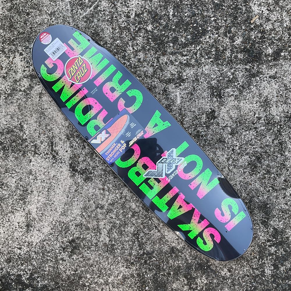 SANTA CRUZ Kendall Street Art Collage VX Deck 9.00in x 32.00in Skateboard Decks
