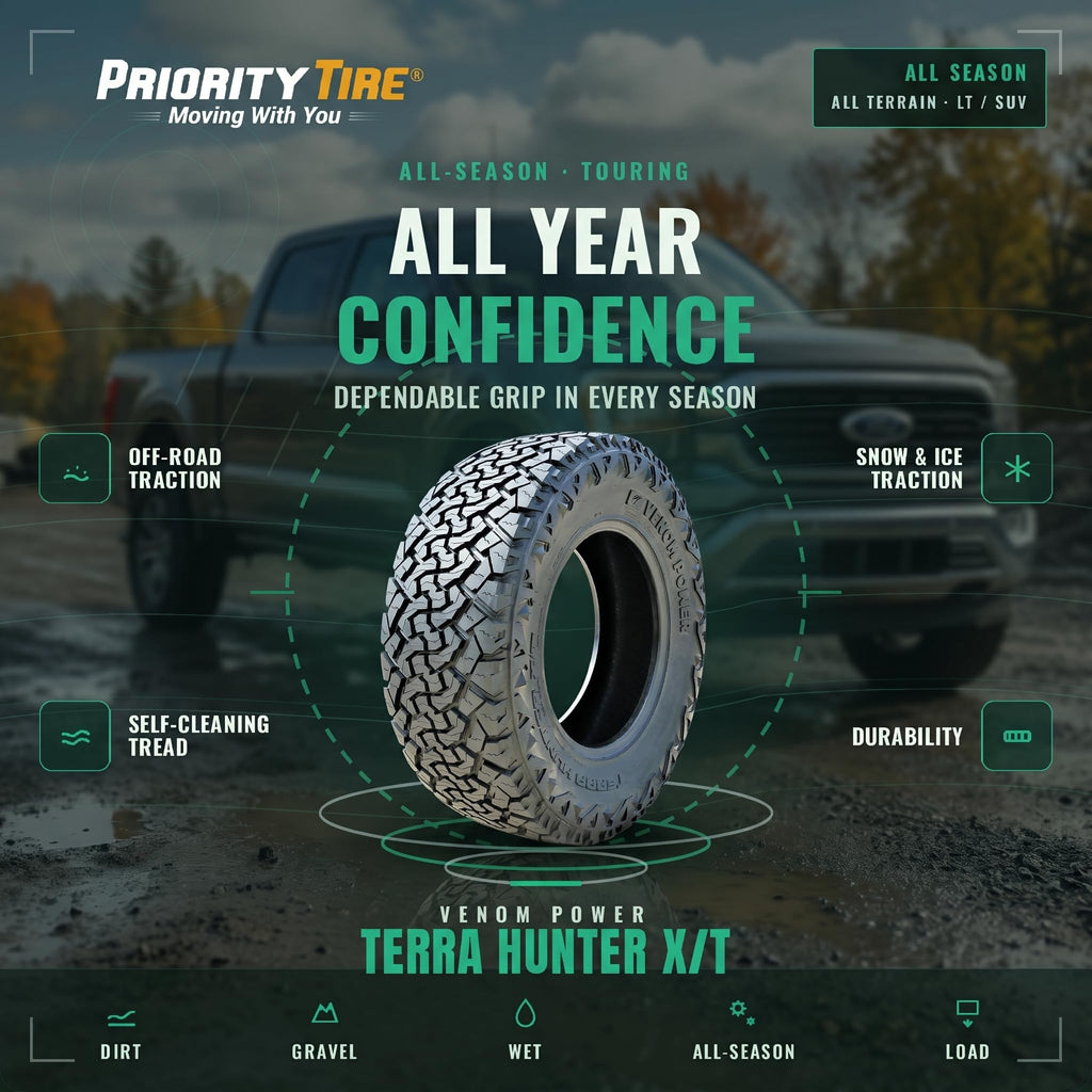Venom Power Terra Hunter X/T 265/65R17 112T SL 17 inch Tire