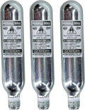 Hit-Air CO2 Replacement Cartridges, 60cc 3 Pack, for Airbag Systems
