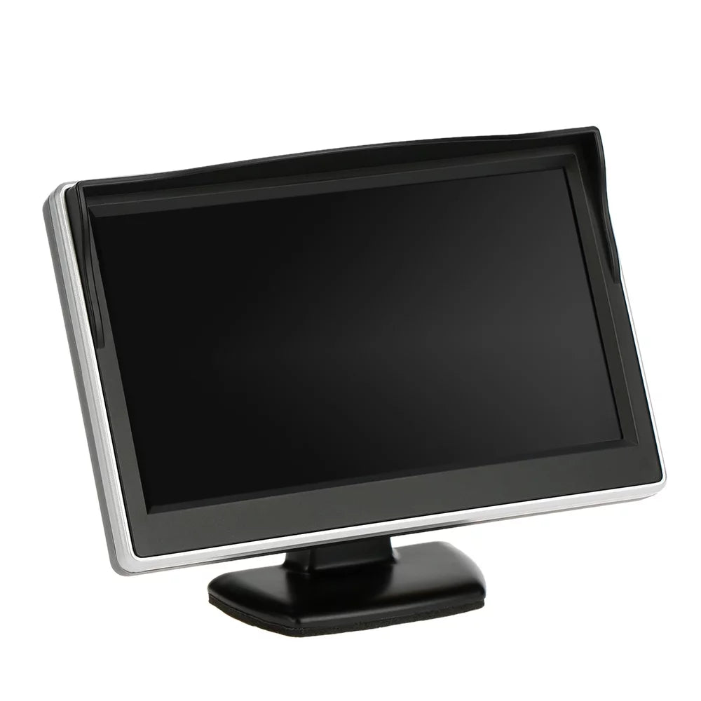 Htovila 5 Inch TFT LCD Display Monitor Car Rear View Backup Reverse System + HD Parking Camera