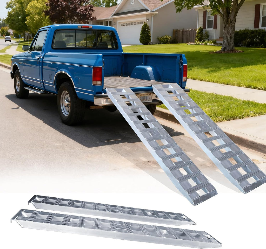 72x15 Inch Aluminum Ramps, 6000Lbs