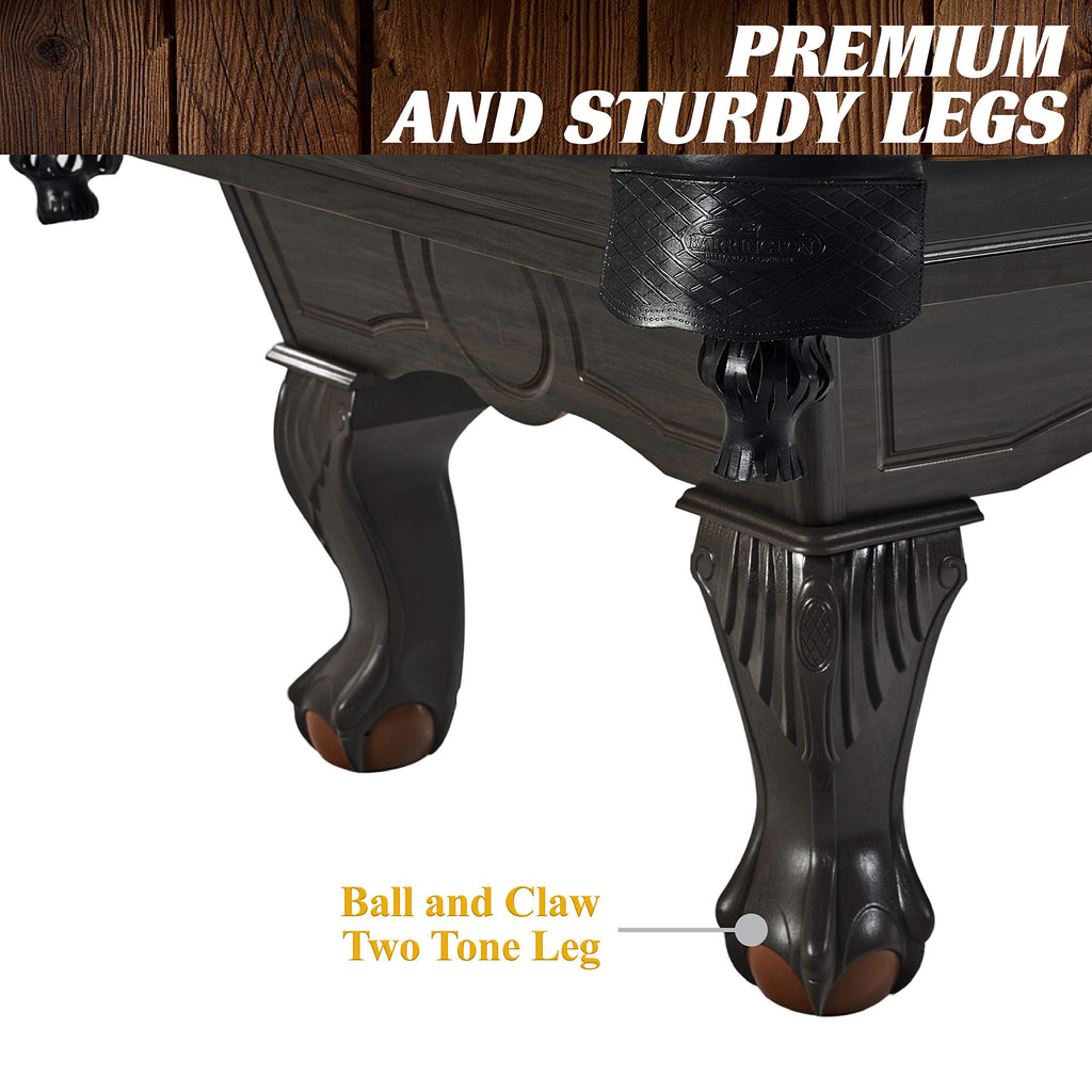 Barrington Billiards Drop Pocket Pool Table with Complete Accessory Set