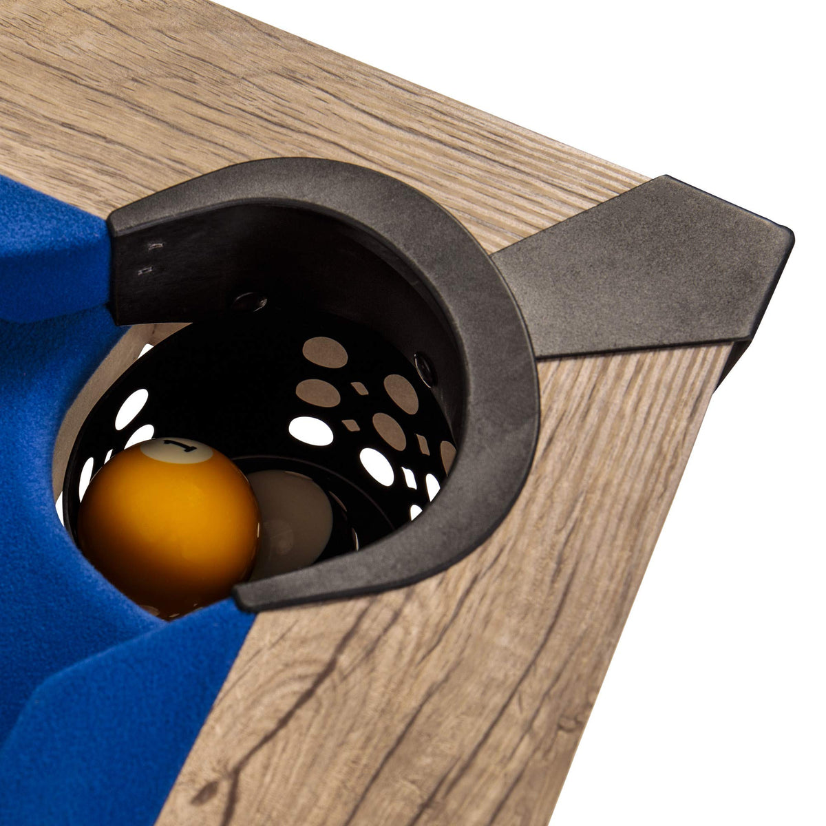 American Legend Billiard Table with Rustic Wood Finish