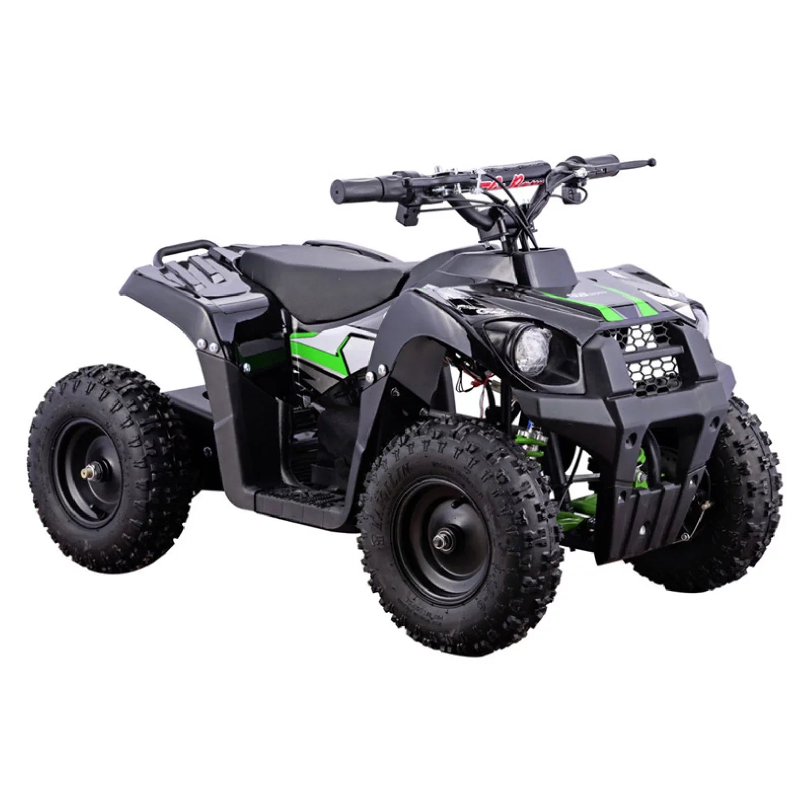 MotoTec Monster 36V 500W Kids Battery Powered ATV Four Wheeler Green
