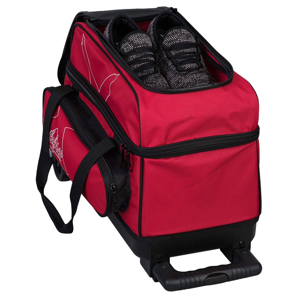 KR Strikeforce Hybrid X Double Roller Bowling Bag - Holds Two Balls, Shoes & Accessories