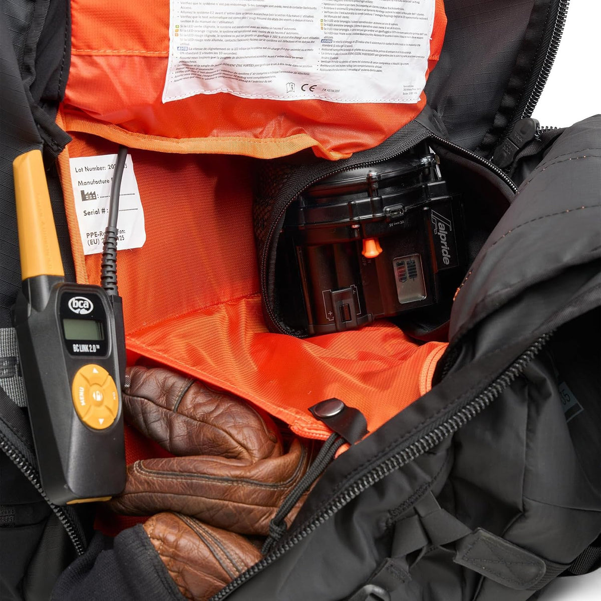 BCA Float E2 Avalanche Airbag Pack (25L) - Black (SM/MD)
