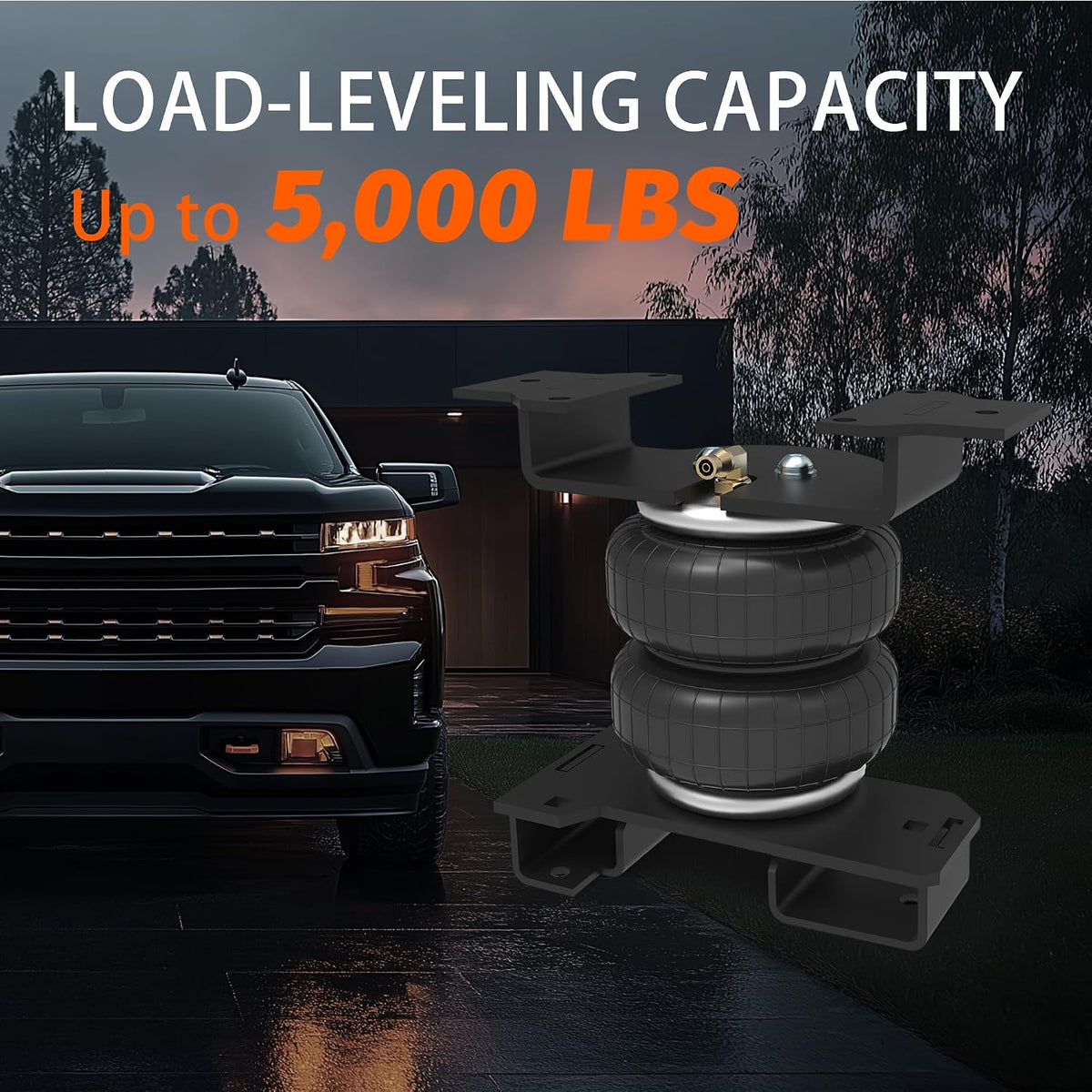 DEEAGLE Rear Air Bags Suspension Kit for Chevrolet Silverado Sierra 1500
