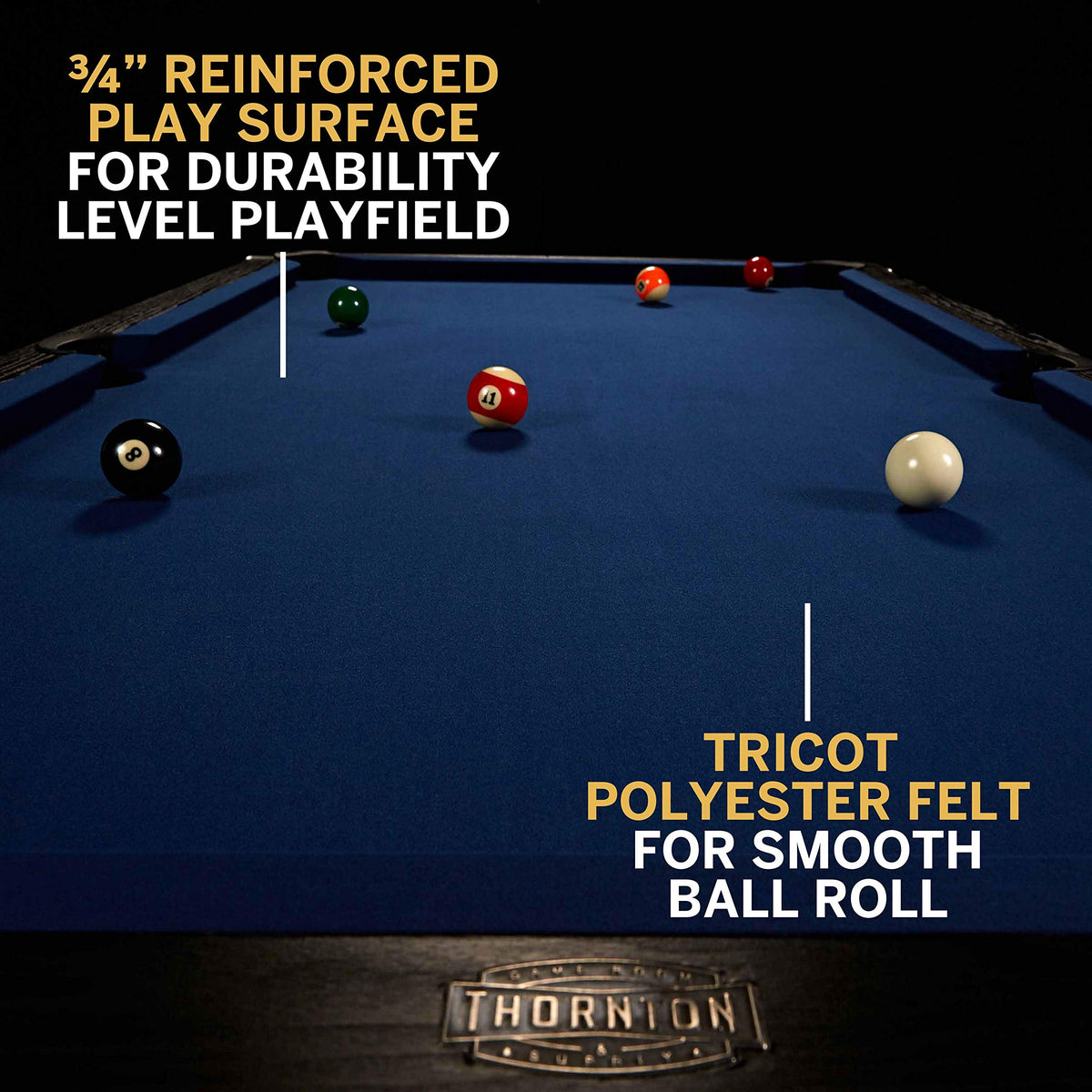 Barrington Billiards Drop Pocket Pool Table with Complete Accessory Set