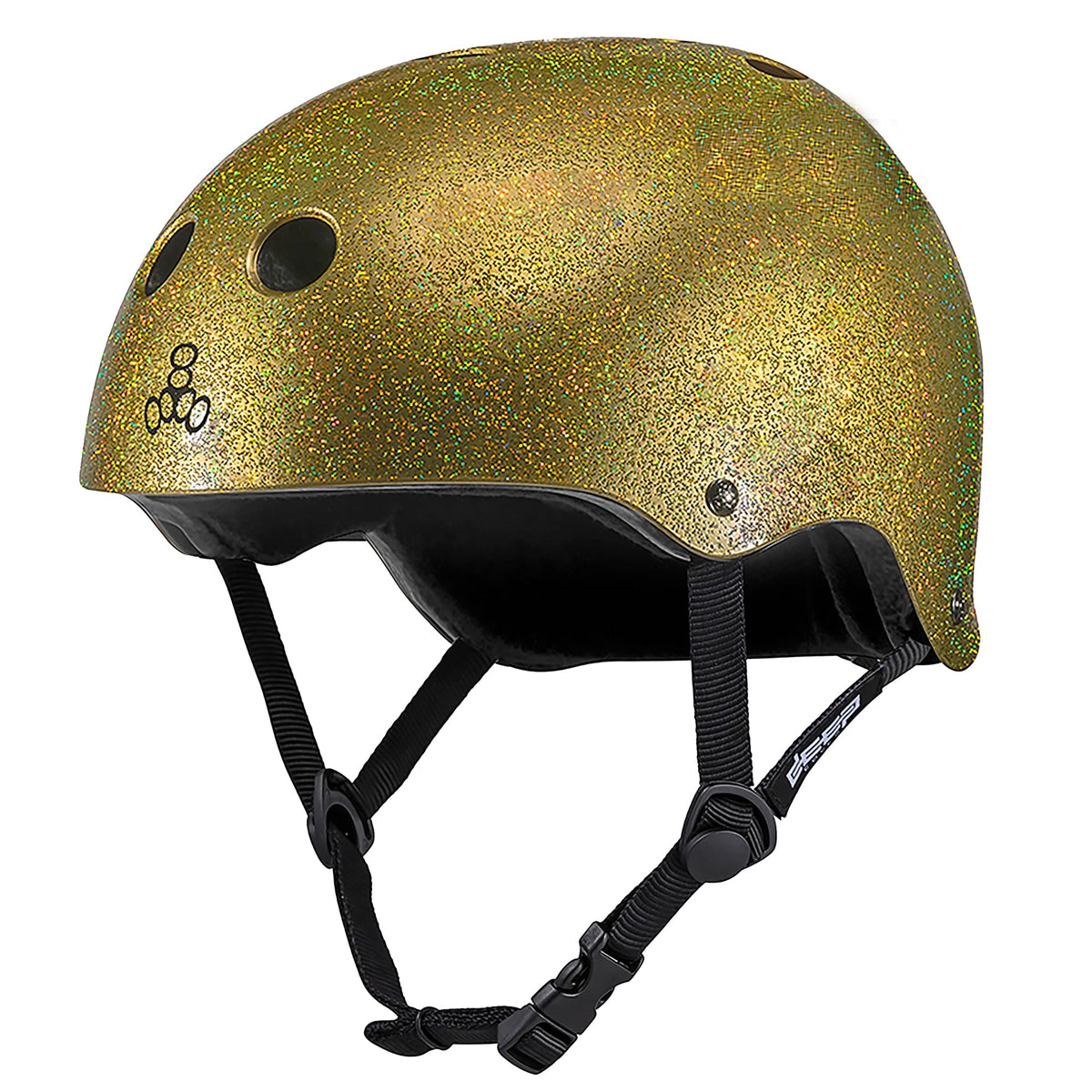 Triple Eight Deep Cover Helmet - Ideal for Skateboarding, Bicycling, BMX, and Roller Skating