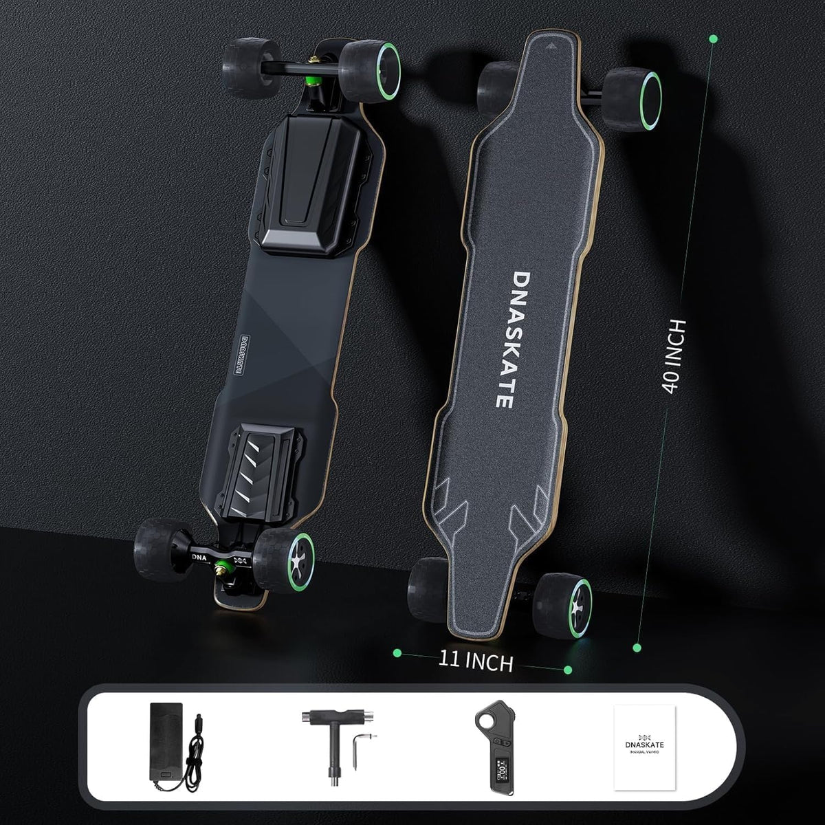V4/V20 Electric Skateboard with Remote, 28 Mph Top Speed,22 Miles Range,1200W Hub-Motor, Longboard Skateboard for Adults ï¼Teens