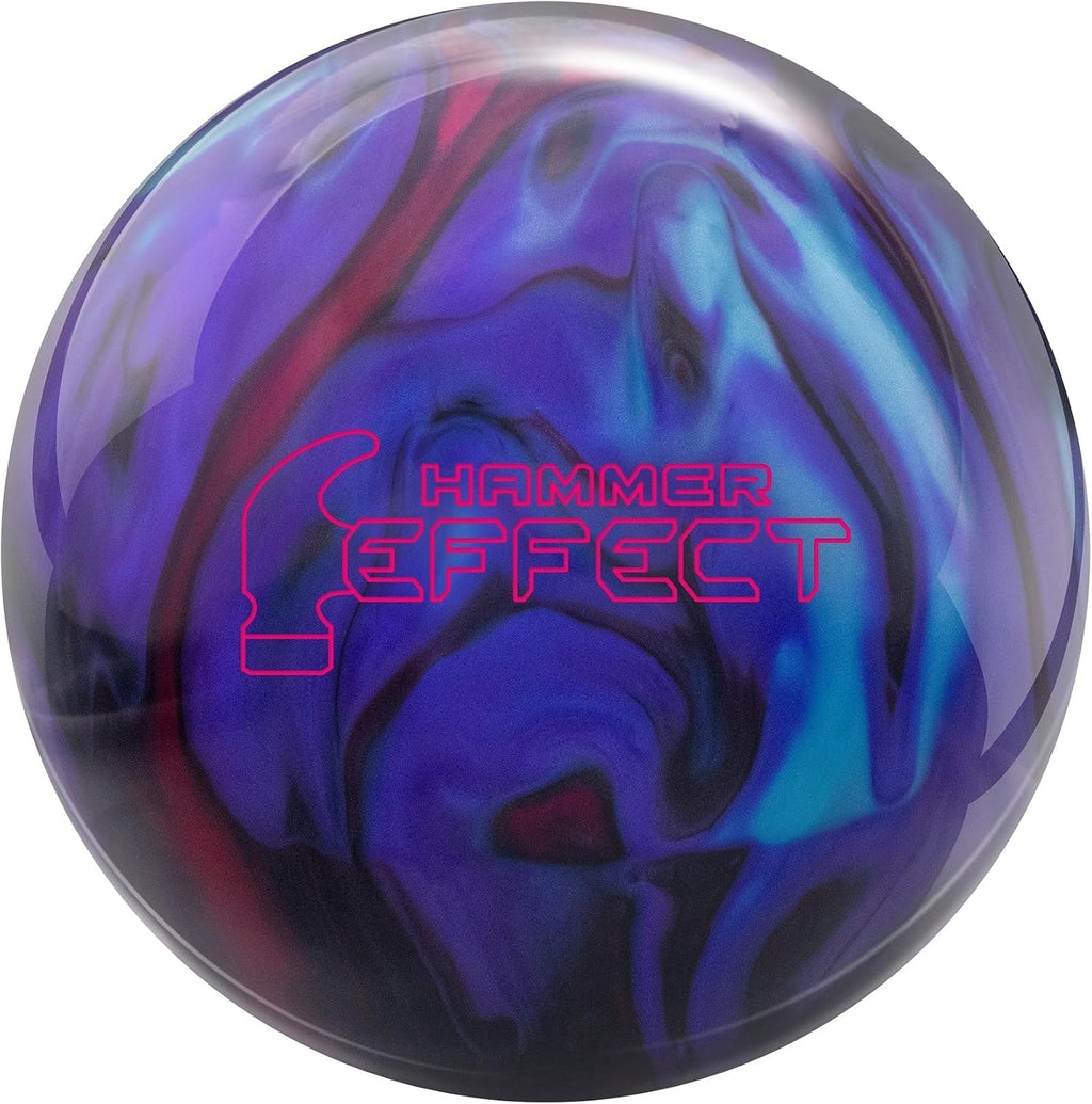 Hammer PRE-DRILLED Effect Bowling Ball - Marron/Blue/Black/Purple 12lbs