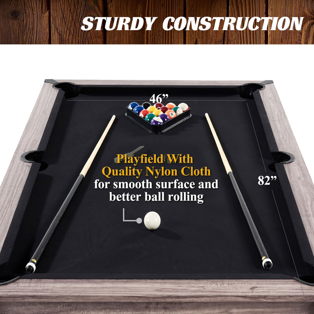 Barrington Billiards 7Ft. Combo Table 3-in-1 Pool Table, Dining & Ping Pong