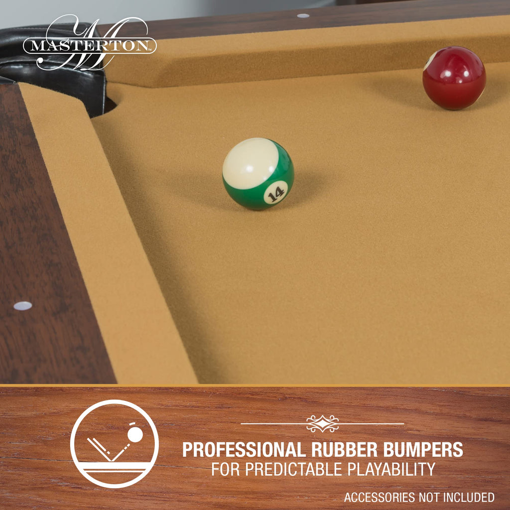 EastPoint Masterton Billiard Table, Pool Table, for Adults, Engineered Wood
