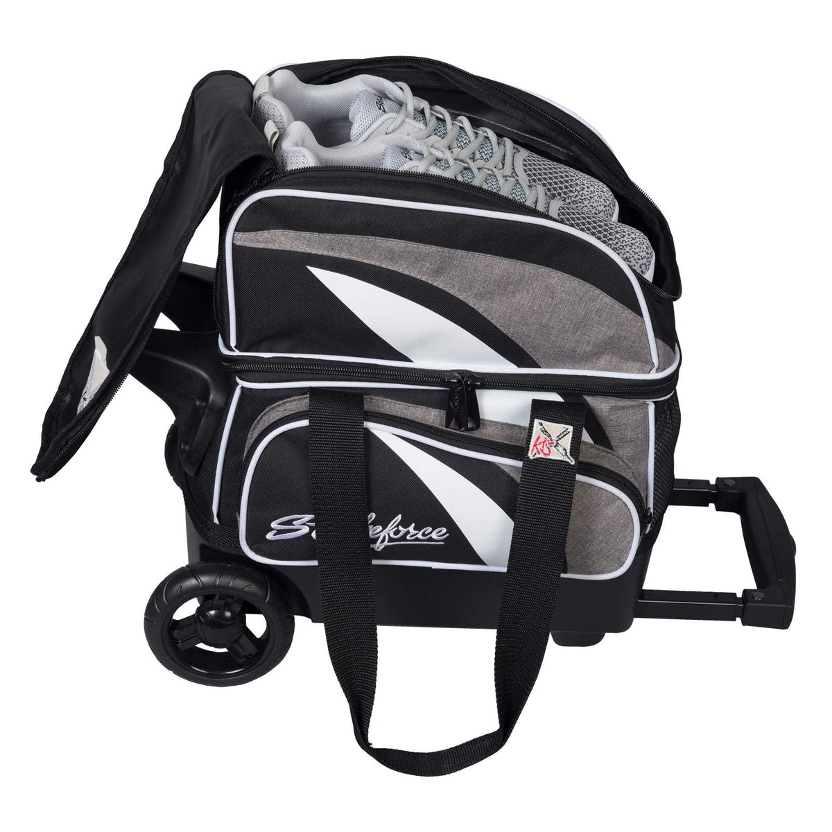 KR Strikeforce Cruiser Single Bowling Ball, Shoe and Accessory Roller Bowling Bag