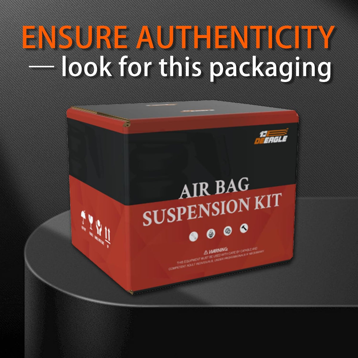 DEEAGLE Rear Air Bags Suspension for Silverado Sierra 3500HD 2500HD