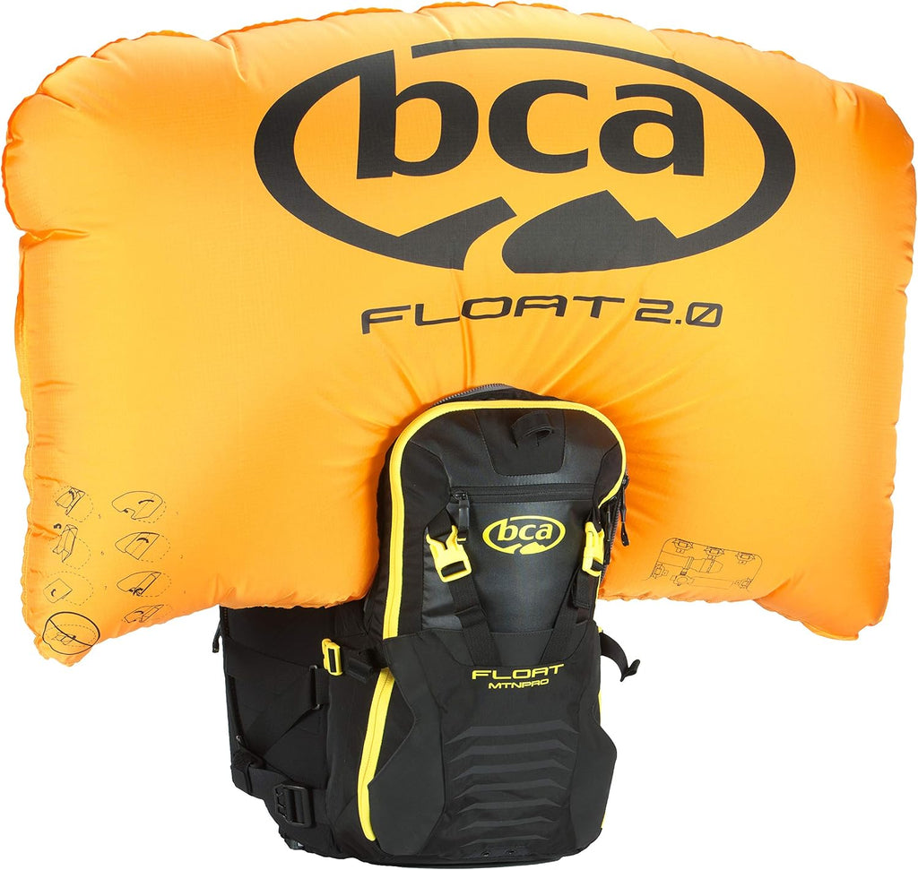 BCA Avalanche Airbag Float MtnPro Vest 2.0 - Black/Yellow (XL/2XL)