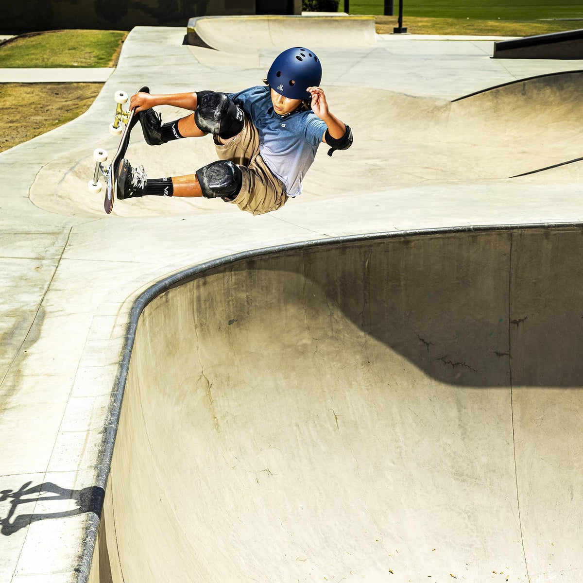 Triple Eight Deep Cover Helmet - Ideal for Skateboarding, Bicycling, BMX, and Roller Skating