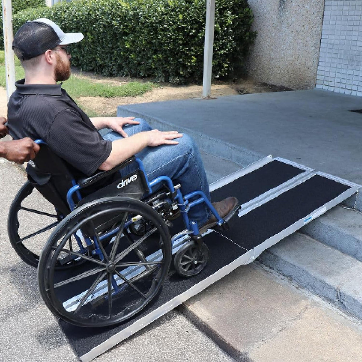 10' Wheelchair Scooter Ramp for Entryway, Home Access, Titan Ramps