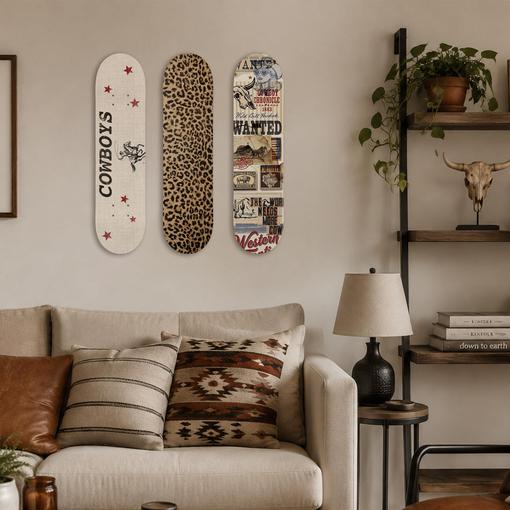 TwoDays Skateboard Wall Decor Set, Dolce Vita Ciao, 3 Decks