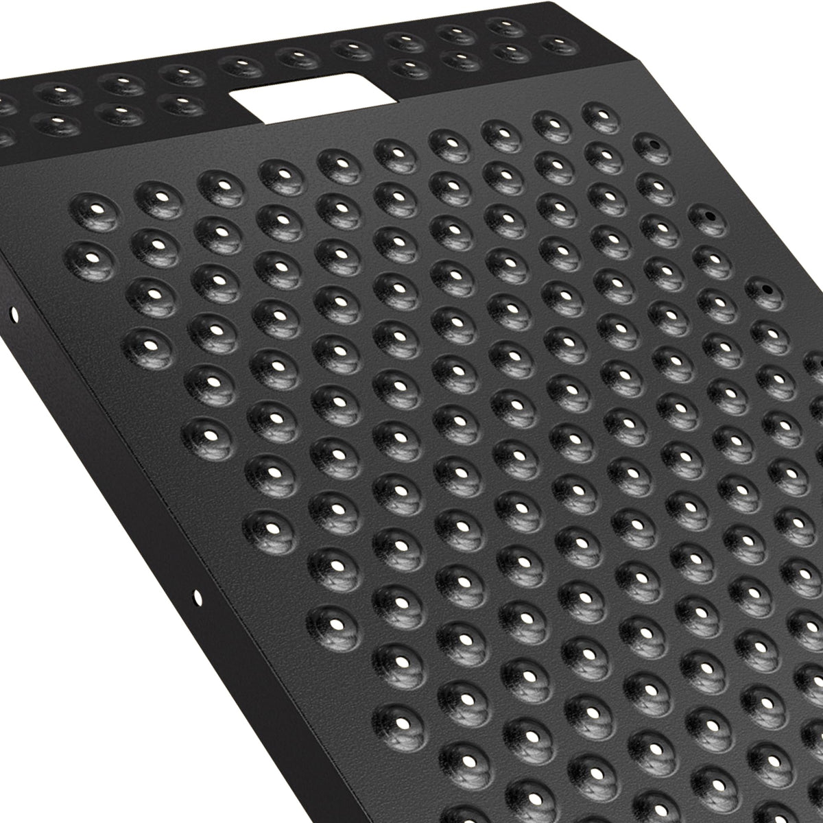 VNN 36" x 24" Shed Ramp for Riding Mower - 800 LB Capacity Shed Ramps, Anti-Slip Punch Plate Ramp for ATV, Motorcycles, Garages & Barns (1PC,Slivery, Alloy)