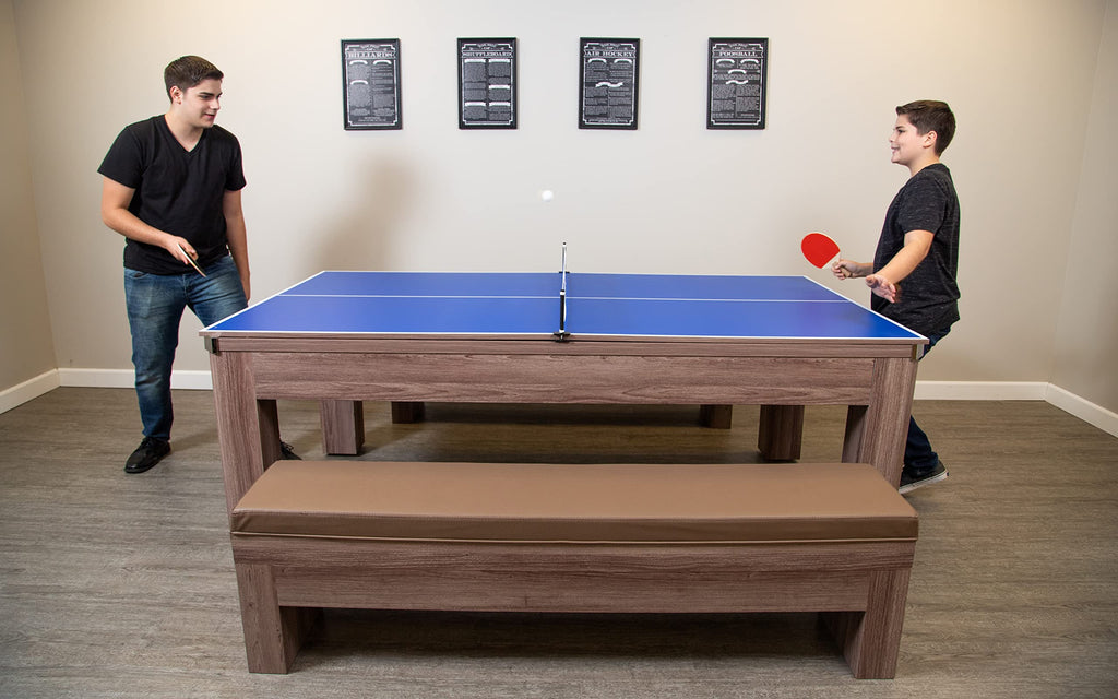 Hathaway Pool Table Combo Set with Benches