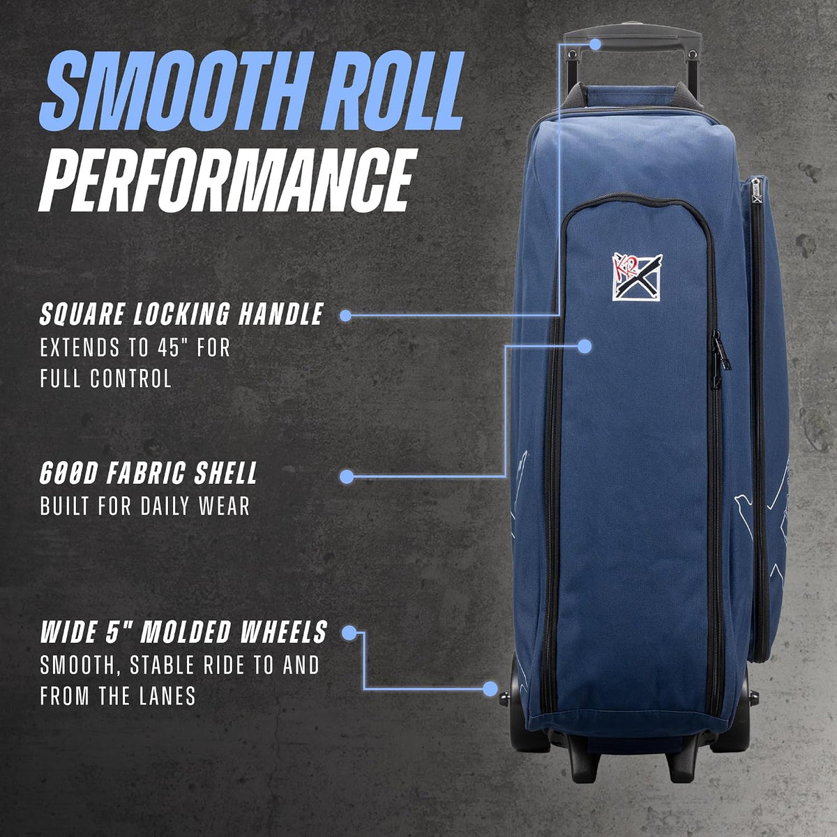 KR Strikeforce Hybrid X Triple Roller Bowling Bag
