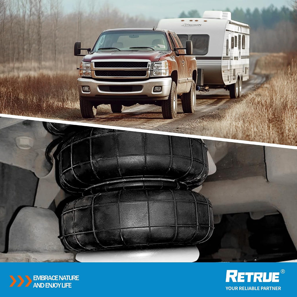 RETRUE Rear Air Bags Suspension Kit for Chevrolet Sierra 2500HD 3500HD