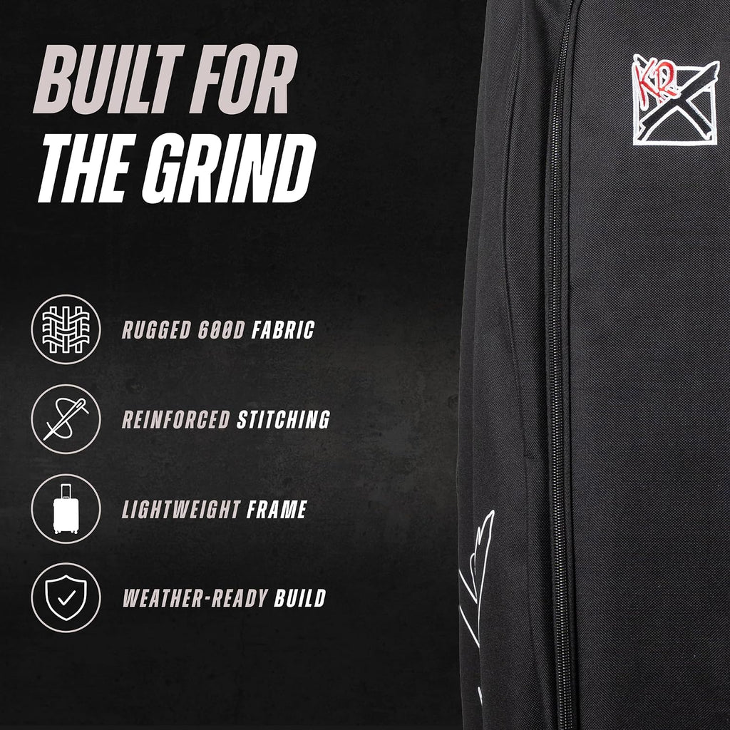 Strikeforce Hybrid X 3-Ball Roller Bowling Bag Black