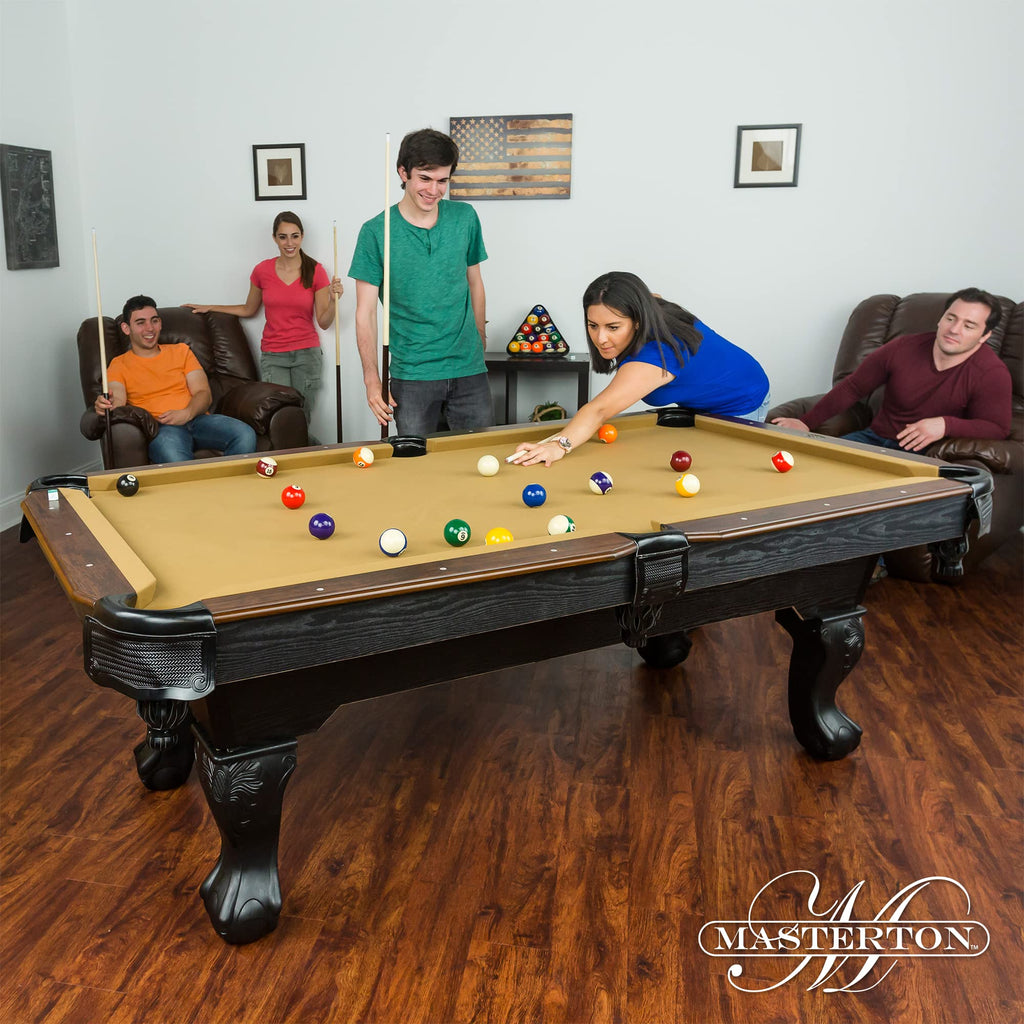 EastPoint Masterton Billiard Table, Pool Table, for Adults, Engineered Wood