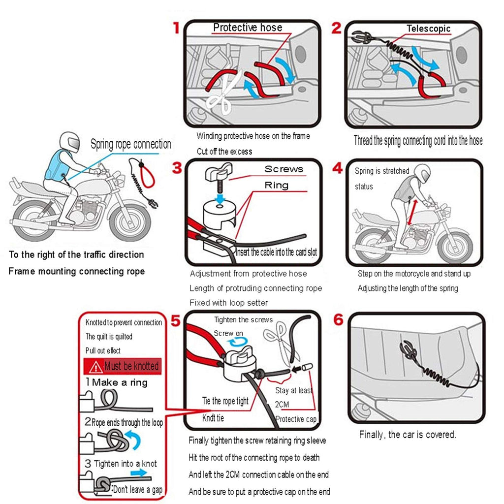 Motorcycle Airbag Vest Cycling Motorcycle Cylinder Vest Mechanical Trigger, Full of Air Bag Within 0.5 Seconds Reduce The Impact to Protect Your Safety (Without CO2 Cylinder)