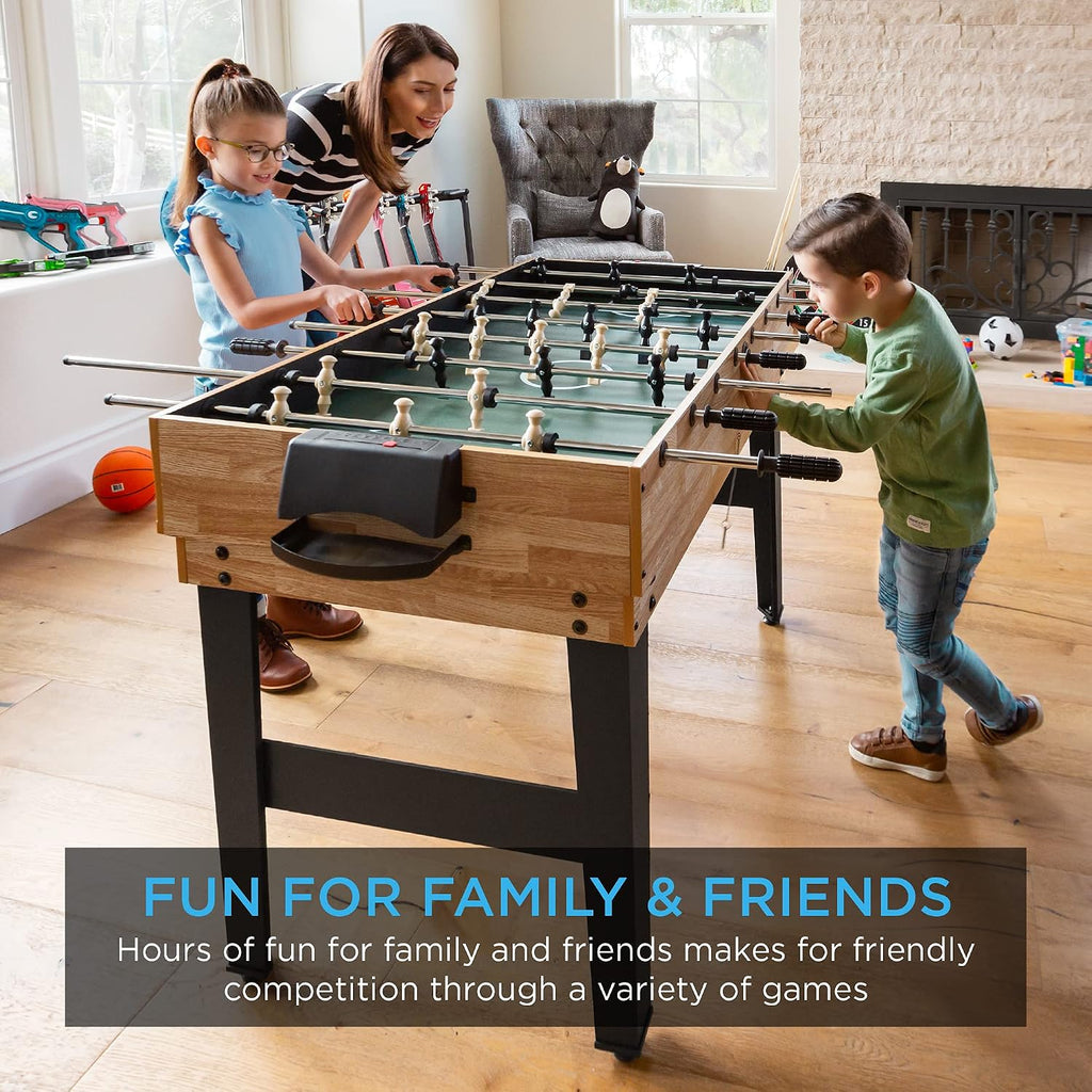 Best Choice Products 2x4ft Combo Game Table Set for Home, Game Room, Friends & Family w/Hockey, Foosball, Pool, Shuffleboard, Ping Pong, Chess, Checkers, Bowling, and Backgammon