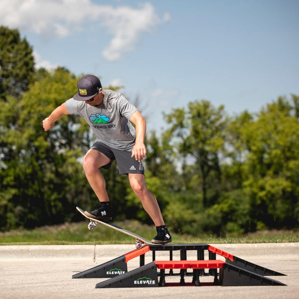 Mini EZ-Link Skateboard Ramp Set, Scooters, BMX, RC Cars, Elevate Outdoor