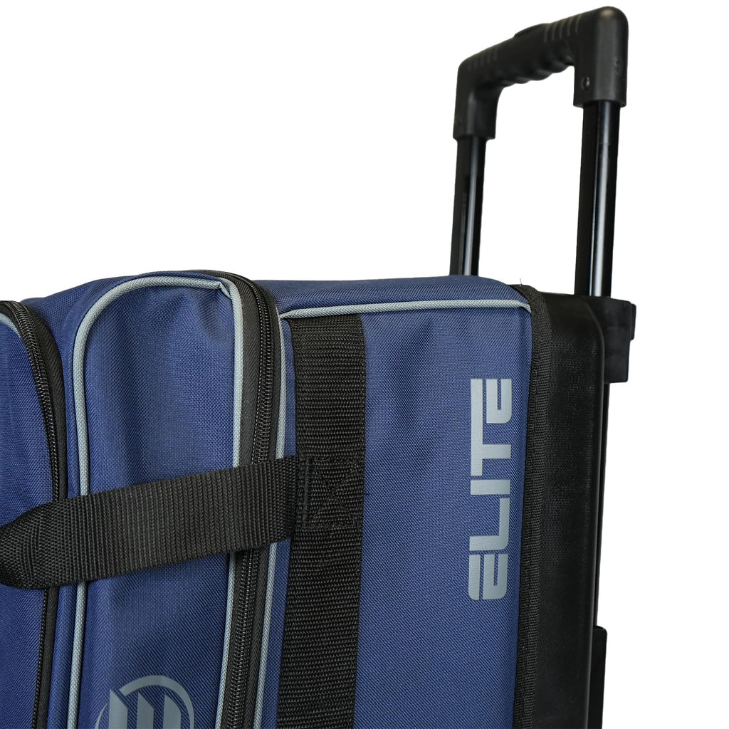 ELITE Basic Bowling Bag Double (2) Ball Roller with Rolling Wheels