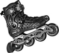 Professional 4X80Mm Wheels Inline Skates,Outdoor Fitness Single Row Skates for Adult Women Men,Removable and Washable Split Inner Boots, Black Adult Male.