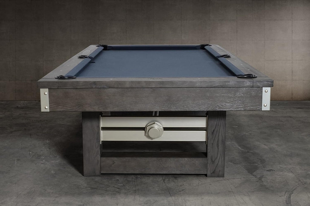 Nixon Billiards - Bryant Slate Billiard Pool Table - Grayson Grey (Metal Leg) - 7FT and 8FT