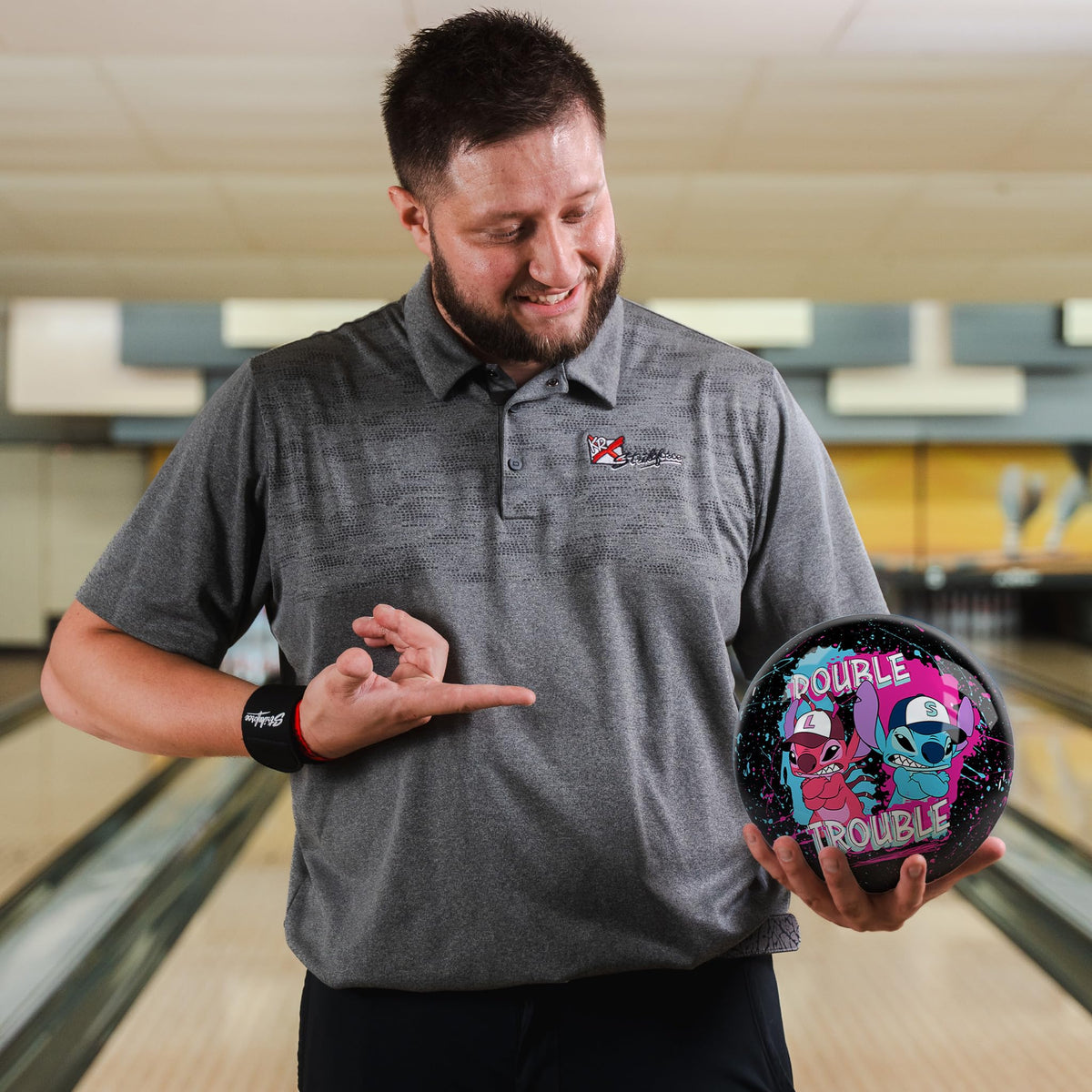 KR Strikeforce Disney Lilo & Stitch Undrilled Bowling Ball