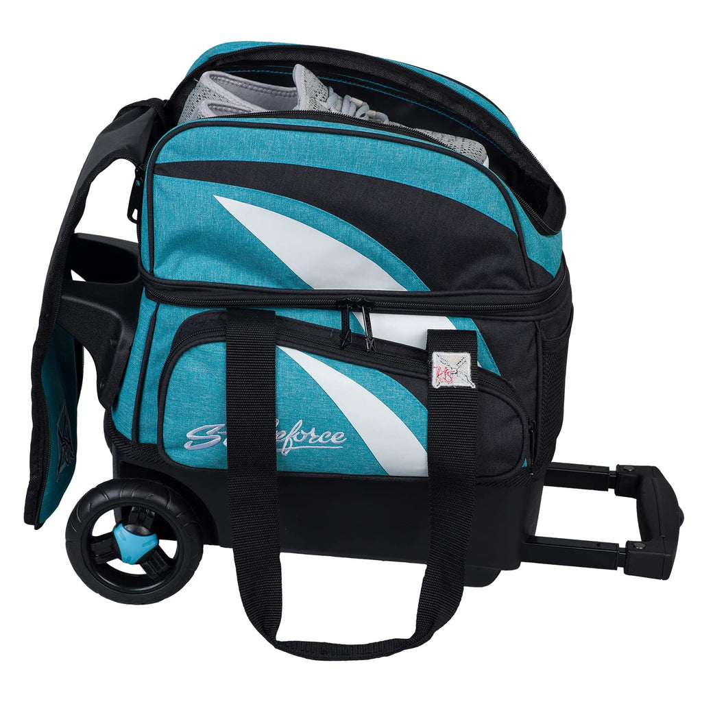 KR Strikeforce Cruiser Single Bowling Ball, Shoe and Accessory Roller Bowling Bag