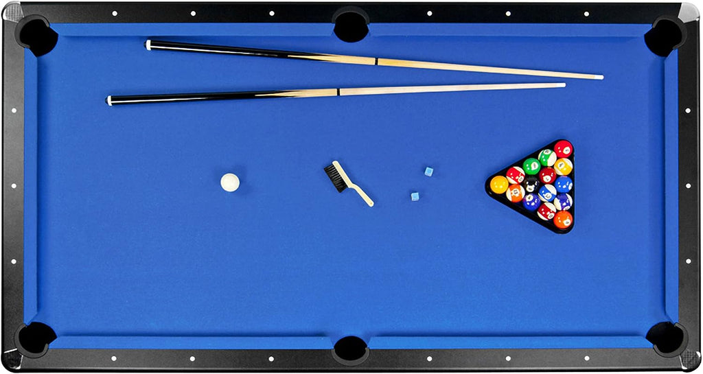 Hathaway Hustler Tournament Pool Table â Includes Cue Sticks, Billiard Balls, Automatic Ball Return â Perfect for Competitive Players and Family Games Room